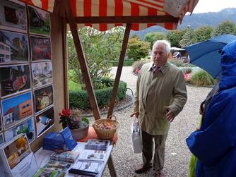 Infostand des Verbundes Oö. Museen bei der Ortsbildmesse