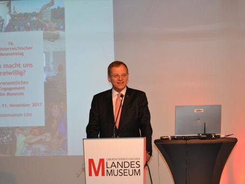 Landeshauptmann Mag. Thomas Stelzer eröffnet des 16. Oö. Museumstag