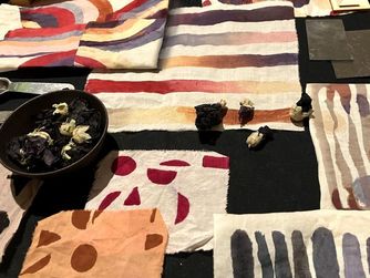 Kurs: Farben aus der Natur. Textildruck & -malerei mit Naturfarbstoffen