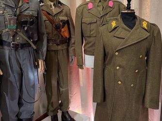 Blick in die Sonderausstellung "Die Anfänge". 
