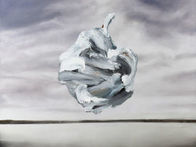 Thomas Riess, Ball, 2019, Öl auf Leinwand