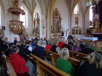 Führung in der Wallfahrtskirche Kößlarn mit Museumsleiter Dr. Ludger Drost 