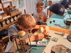 Auf eine Reise ins Innere der Uhr konnte man sich im Uhrmacherhandwerkmuseum begeben!