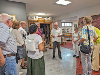 Franz Moser bot eine spannende Führung durch das Heimathaus-Stadtmuseum Perg an.