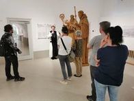 Exklusive Führung mit Abt Reinhold Dessl im Stiftsmuseum Wilhering - auch Blicke in die sonst für Besucher/innen unzugängliche Gemäldegalerie des Stifts waren möglich.