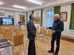 Präsident Reinhold Klinger (links) und Obmann Franz Hauser im Gespräch