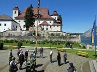 Die Wanderung auf den Spuren archäologischer Fundstätten in Traunkirchen wurde sogar an zwei aufeinander folgenden Tagen durchgeführt!