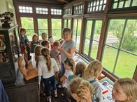 Natürlich wurden auch die Ausstellungen und Wohnräume im Bilger-Breustedt-Haus besucht.