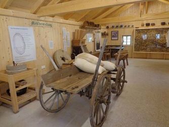 Themenbereich "Vom Korn zum täglichen Brot" im Freilichtmuseum Hayrl in Reichenthal