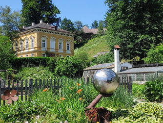 Außenanlage des Freilichtmuseum Schmiedleithen