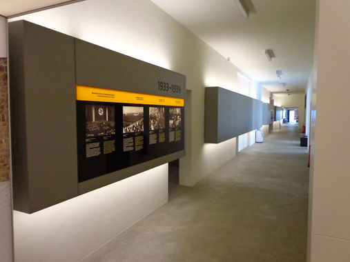 Blick in die Dauerausstellung in der KZ-Gedenkstätte Mauthausen