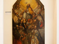 Restauriertes Altarbild von Clemens Beutler aus der Pfarrkirche Pergkirchen.