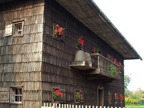 Detailansicht des Freilichtmuseums Stehrerhof