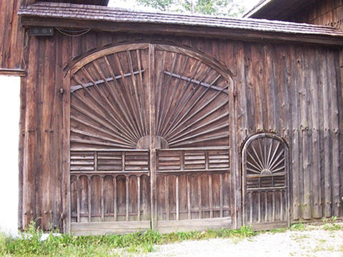 Tor im Freilichtmuseum Stehrerhof