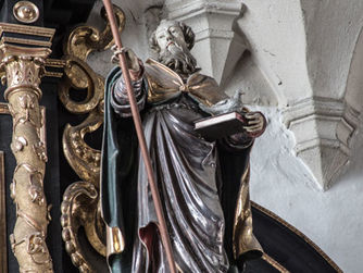 Detail aus der Inneneinrichtung in der Pfarrkirche Kefermarkt