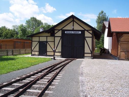 Das Heizhaus im Verkehrs- und Ischlerbahnmuseum