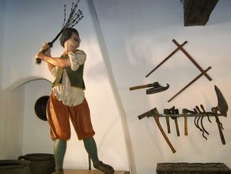 Kriegsknecht im Bezirksmuseum Herzogsburg