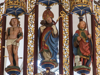 Detail aus dem Flügelaltar von St. Michael