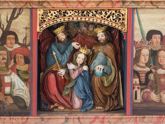 Detail aus dem Flügelaltar von St. Michael