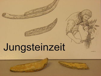 Das Heimatmuseum zeigt auch eine umfangreiche Sammlung aus der frühen Besiedelung des Gebietes.