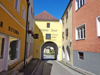 Das Heimatmuseum Obernberg befindet sich in dem aus dem Mittelalter stammenden Gurtentor.