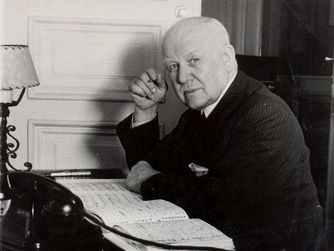 Franz Lehár am Klavier