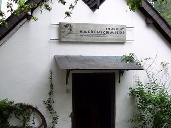 Eingang zur Hackenschmiede Bad Wimsbach-Neydharting