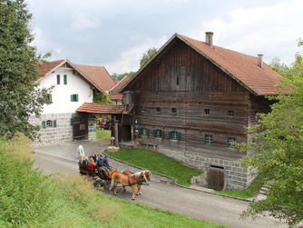 Denkmalgeschütztes Gebäude "Brunnbauerhof"