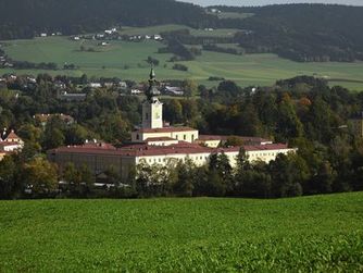 Blick auf das Stift Schlägl