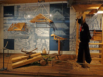 Werkstatt eines Zimmermanns - LIGNORAMA Holz- und Werkzeugmuseum