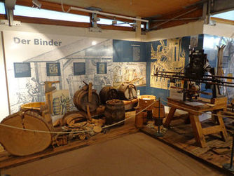 Binderwerkstatt - Präsentation im LIGNORAMA Holz- und Werkzeugmuseum