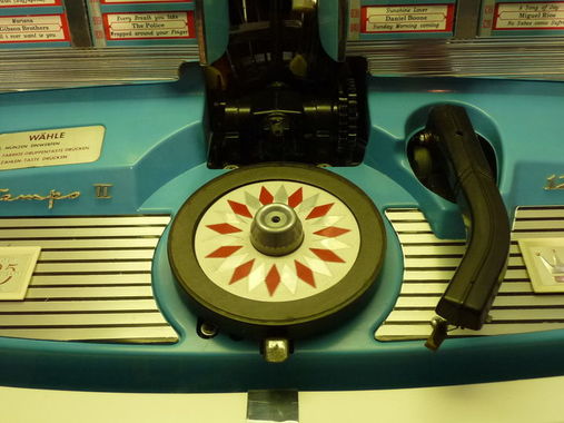 Jukebox, Detail, im Museum Mechanische Klangfabrik in Haslach