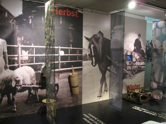 Blick in die Dauerausstellung des Bauernmuseums Mondseeland