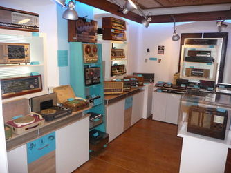 Blick in das Radiomuseum Wolfern