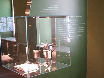 Blick in die Ausstellung des Evangelischen Museum Oberösterreich