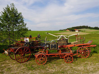 Historische Löschfahrzeuge - Feuerwehrmuseum Mettmach