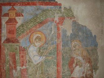 Die älteste romanischen Fresken im süddeutschen Sprachraum in Stift Lambach