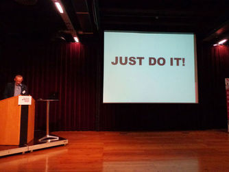 "Just do it" - In der Forschung "loslegen", dazu ermunterte Mag. Siegfried Kristöfl bei seinem Referat.