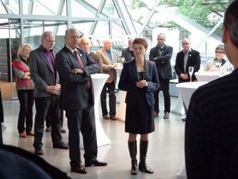 Die wissenschaftliche Direktorin des Oberösterreichischen Landesmuseums Dr. Gerda Ridler begrüßte die Gäste.