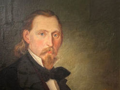 Am 14. und 16. Mai 2024 widmen sich Kulturspaziergänge der Stadt Ried zur Zeit Anton Bruckners. Portrait von Josef Kränzl, Verleger in Ried