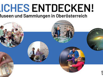 Banner Aktionswoche INTERNATIONALER MUSEUMSTAG IN OÖ. | 11. bis 19. Mai 2024