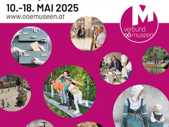Sujet hoch | Aktionswoche INTERNATIONALER MUSEUMSTAG IN OÖ. | 10. bis 18. Mai 2025