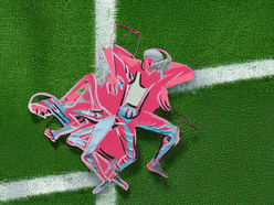  Unter dem Motto „Museen bewegen“ holt das Museum Innviertler Volkskundehaus verschiedenste Sportvereine und Sportangebote ins Haus. Sujet: Kunst trifft Sport: Collage aus Emmy Woitsch d.J.: „Zwei Tanzende“ und Fußballplatz