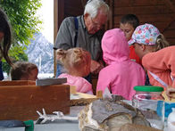 Steine schleifen und allerlei Historisches, Kurioses und Interessantes über Steine bietet der Familientag bei Archekult am 12. Juli 2025. Mit Anmeldung!