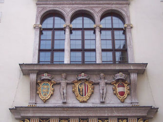 Renaissanceportal des Landhauses in Linz