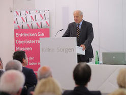 001: Begrüßung der Gäste durch den Präsidenten des Verbundes Oö. Museen Prof. Dr. Roman Sandgruber